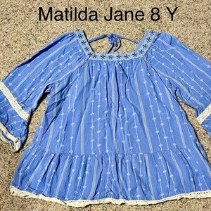 Matilda Jane Blue Bell Sleeve Top